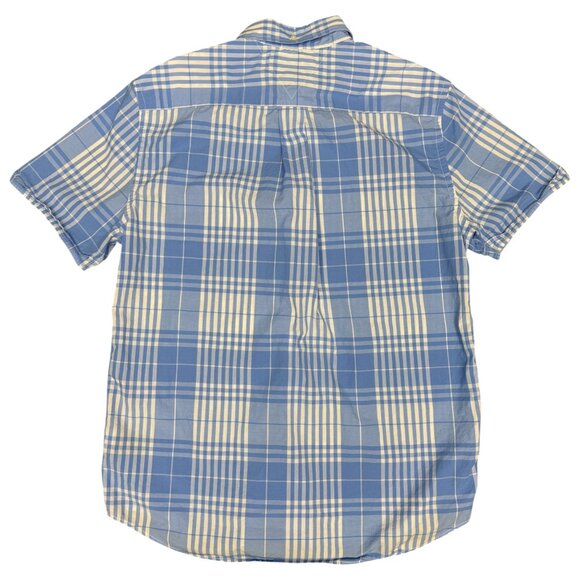 Men's TOMMY HILFIGER Short Sleeve Button-Down Dress Shirt- Size Large - Picture 4 of 12
